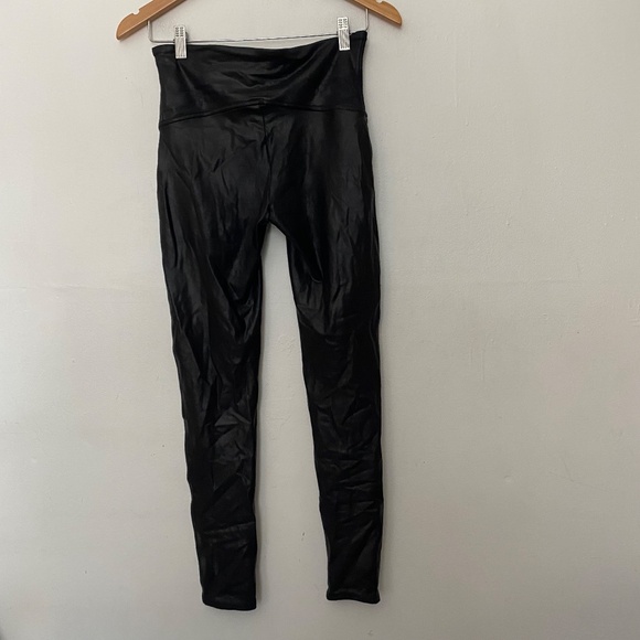 Spanx Faux Leather High Rise Leggings - Picture 2 of 5